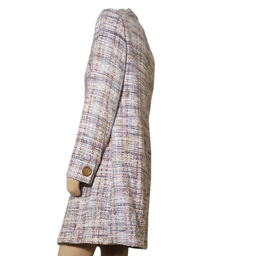 Talula Multicolor Tweed Button-Up Blazer - Picture 2 of 11